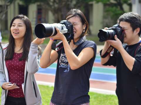 青年記者們將共同報導、記錄2017臺北世大運賽事活動。（圖╱台北市政府觀光傳播局提供）