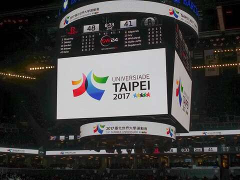 2017臺北世大運前進紐約布魯克林籃網的舉行「臺灣之夜」活動向全美民眾宣傳