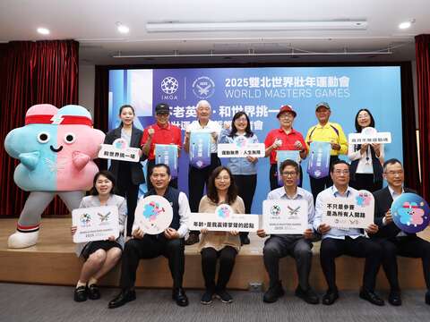 2025雙北世壯運有許多不老英雄出賽，臺北市政府邀請大家一起來觀賽。(圖片來源：臺北市政府觀光傳播局)