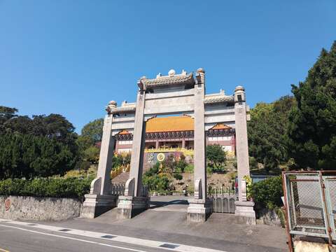 詹氏大宗祠庭院花木扶疏,值得一遊(圖片來源:臺北市政府工務局大地工程處)