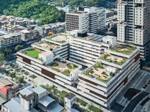 2P28-31 風格-2 @蕭力仁建築師事務所–廣慈博愛園區配合周邊地理環境規畫,園區內的綠帶可延伸至四獸山。