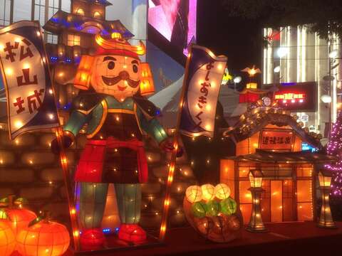 松山市首次參加臺北燈節，展現地方特色