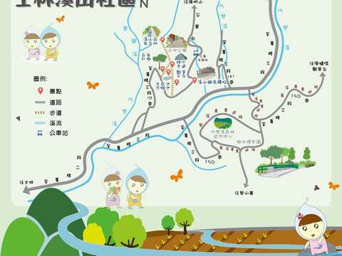 照片1 士林溪山社區地圖