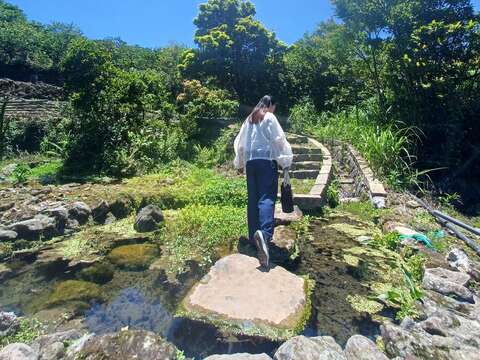 結合休閒與功能的水圳步道(圖片來源：臺北市政府工務局大地工程處)