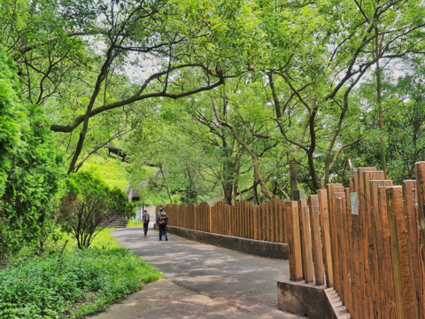 貴子坑水保園區園內步道(圖片來源：臺北市政府工務局大地工程處)