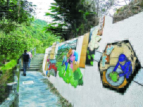 陶燒故事牆(圖片來源:臺北市政府工務局大地工程處)