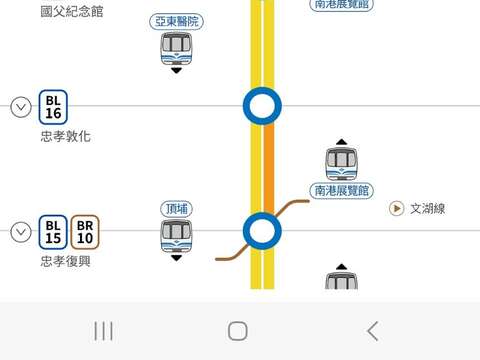 「台北捷運Go」App尋找親子友善彩繪列車(圖片來源：臺北大眾捷運股份有限公司)