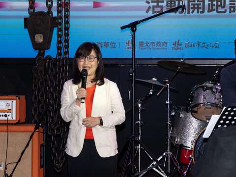 林奕華副市長致詞。(圖片來源：臺北市政府文化局)