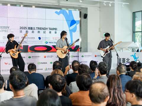 「JAM JAM ASIA亞洲音樂節」演出卡司「紙鳶Seizer」(圖片來源：臺北市政府文化局)