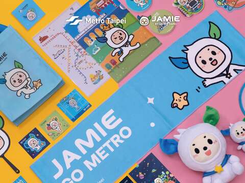 「捷米」各式可愛商品(圖片來源：臺北大眾捷運股份有限公司)