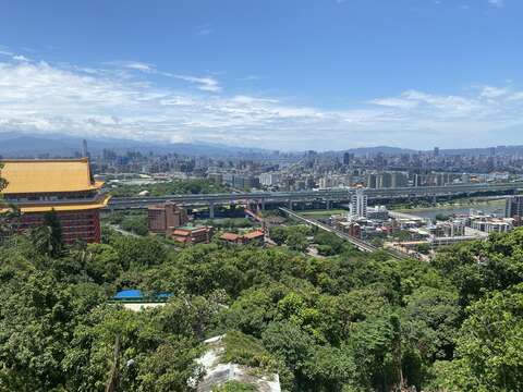 大稻埕煙火觀賞點(圖片來源：臺北市政府工務局大地工程處)