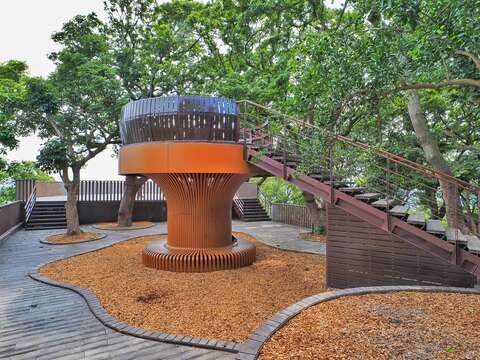 船的瞭望台(圖片來源：臺北市政府工務局大地工程處)