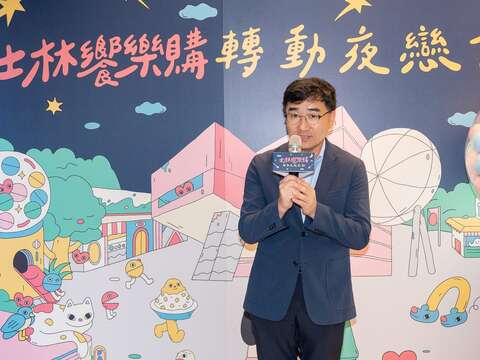 台北市商業處高振源處長於活動現場致詞。(圖片來源：臺北市商業處)