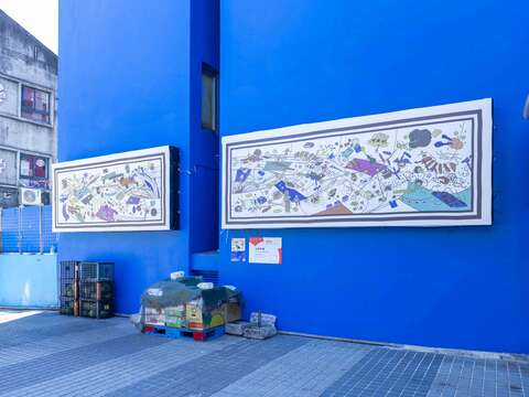 巷弄藝術節_張庭嘉《水源市場》(圖片來源：臺北市政府文化局)