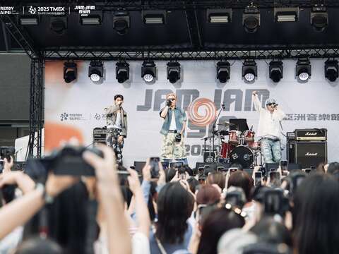 JAM JAM ASIA亞洲音樂節表演團體U:NUS(圖片來源：臺北市政府文化局)