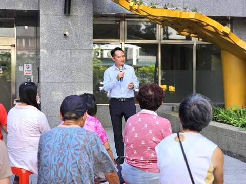都更處處長致詞(圖片來源：臺北市政府都市發展局)