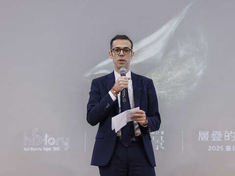 法國在臺協會主任龍燁（Franck Paris）（圖片來源：臺北市政府文化局）
