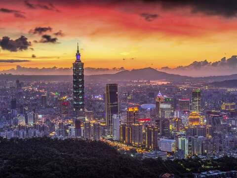 臺北城市魅力-台北101夜景(圖片來源：臺北市政府觀光傳播局)