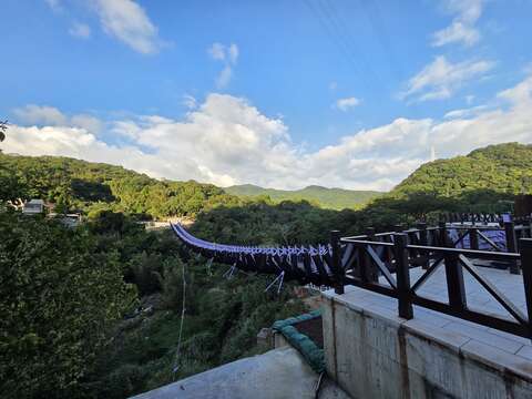 白石湖吊橋（圖片來源：臺北市政府工務局大地工程處）