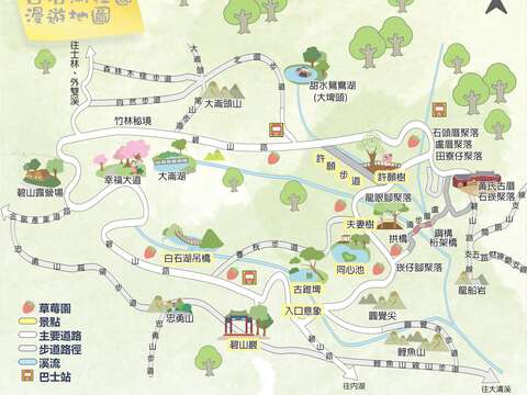 白石湖社區地圖（圖片來源：臺北市政府工務局大地工程處）
