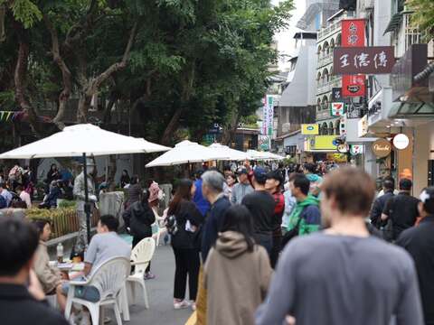 永康街區滿滿節慶人潮(圖片來源:台北市商業處)