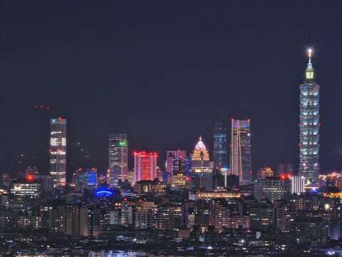 圓山風景區森林方舟觀景平台景色（圖片來源：臺北市政府工務局大地工程處）
