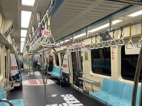 BABYMONSTER應援-期間限定捷運車廂（圖片來源：臺北市政府觀光傳播局）