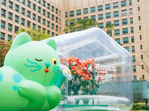 The gardener of "Flower in Taipei," "Meow," makes 