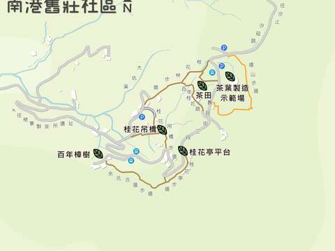 舊莊社區地圖(圖片來源:臺北市政府工務局大地工程處)