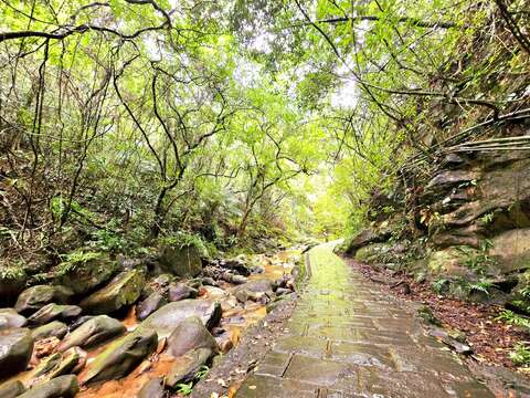 圓覺寺步道（圖片來源：臺北市政府工務局公園路燈工程管理處）