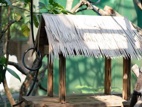 這次翻新增加了休憩小屋等設施。(圖片來源:臺北市立動物園)