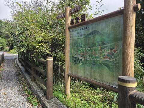 水圳步道-地圖牌（圖片來源：臺北市政府工務局大地工程處）