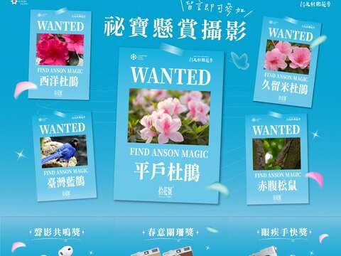 秘寶懸賞攝影活動等您來參加（圖片來源：臺北市政府工務局公園路燈工程管理處）