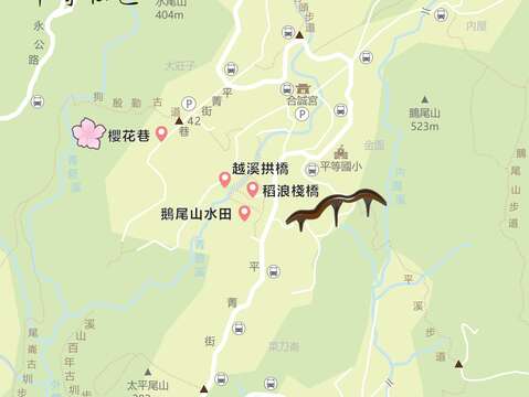 平等社區地圖（圖片來源：臺北市政府工務局大地工程處）