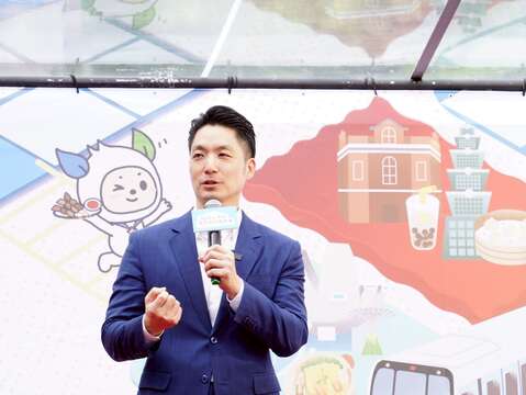 蔣萬安出席嘉年華開幕致詞(圖片來源:臺北市政府秘書處媒體事務組)