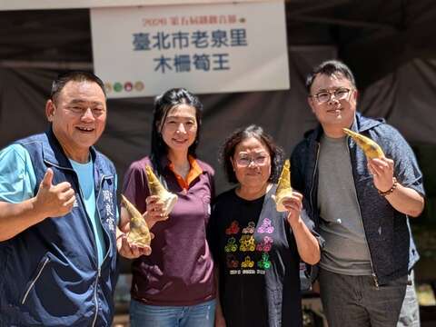 木柵鐵觀音節市集特色攤位台北好蔬food系列-木柵筍王（圖片來源：臺北市政府產業發展局）