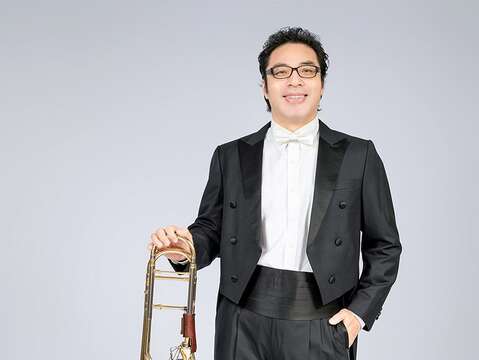 長號演奏家李賢哲(圖片來源:臺北市立交響樂團)