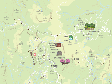 湖田社區地圖（圖片來源：臺北市政府工務局大地工程處）