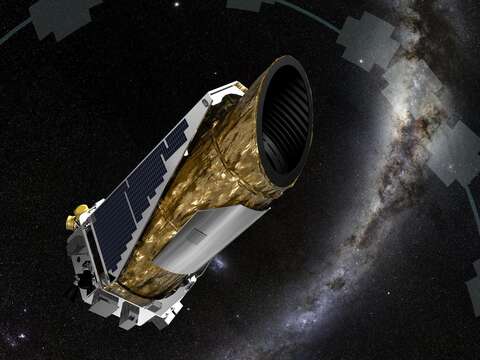 2009年升空的克卜勒太空望遠鏡,主要任務為尋找系外行星。(圖片來源:NASA,ESA,CSA,and STScl)