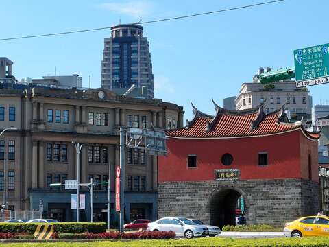 圖1、「北門」為臺北市唯一保持清代建城時原貌的城門