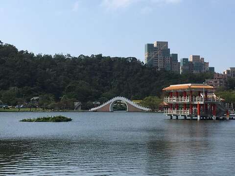 圖1.大湖公園白天湖光山色令人流連忘返