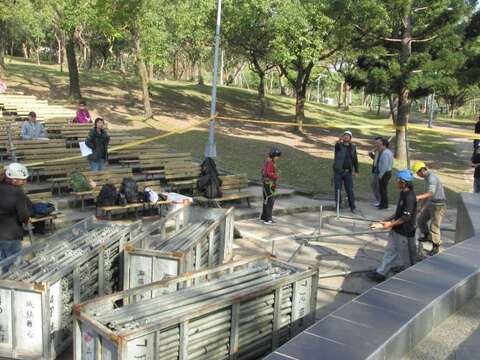 Staff Clear Crowd from Venue before Mayday Concert at Daan Forest Park