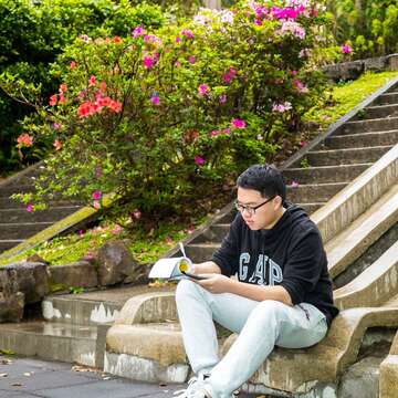 簡士頡自國高中時期就立志成為職業漫畫家。(攝影/劉德媛)
