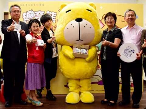 書街攜手無奈熊 萌經濟打造舊城新故事
