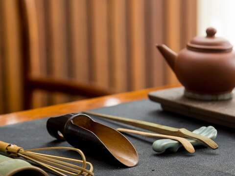 店內也販售了精緻的茶具。(攝影/劉德媛)