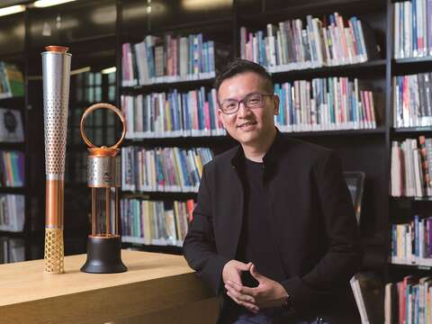 世大運火炬設計師張漢寧 （攝影／黃建彬）