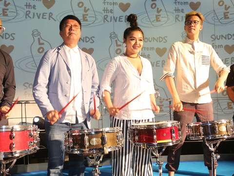 河岸音樂季青春鼓隊熱力開演