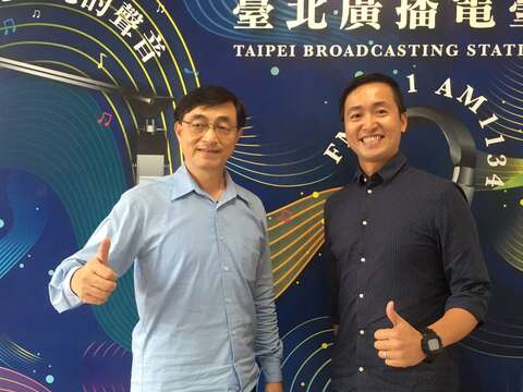 開閉幕執行顧問陳錦誠(左)與開閉幕執行長王騰崇(右)