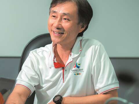 台北市衛生局副局長陳正誠有自信地表示，世大運醫療防護已經準備好了！ （攝影／黃建彬）