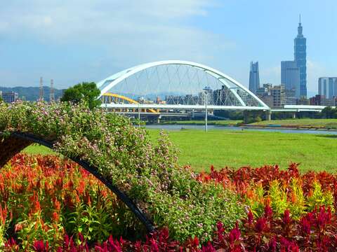 世大運來了 北市河濱70萬盆花海盛大迎賓